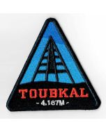 Mount Toubkal Iron-On & Sew-On Patch – 4,167m Summit Badge