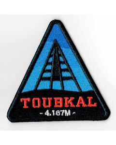 Mount Toubkal Iron-On & Sew-On Patch – 4,167m Summit Badge
