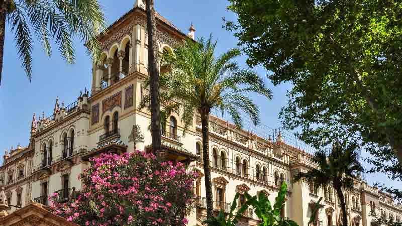 Hotel Alfonso XIII - Luxury Accommodation in Seville Hotel Alfonso XIII, a luxurious five-star hotel in Seville surrounded by lush gardens and historic architecture