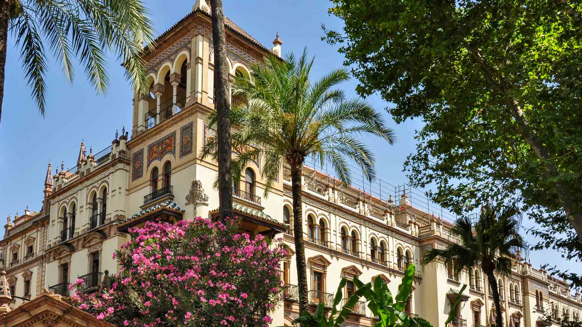 Hotel Alfonso XIII - Luxury Accommodation in Seville Hotel Alfonso XIII, a luxurious five-star hotel in Seville surrounded by lush gardens and historic architecture